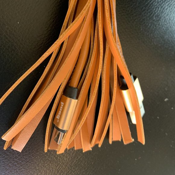 NEW PUGS Copper Micro USB Cable Charge & Sync Tassel clip - Samsung Sony Google - Picture 2 of 6